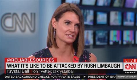 krystal ball leaked|Krystal Ball rips Limbaugh over false claim about nude。